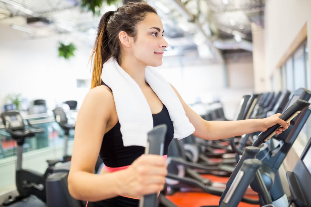 hybrid exercise bike and elliptical trainer